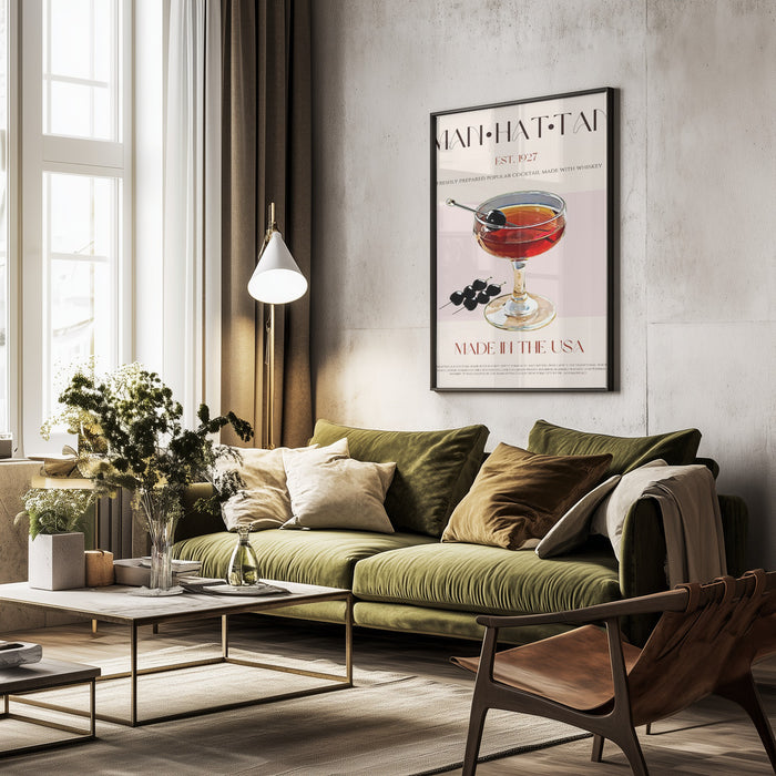 Classic Manhattan - Nazma Khokhar Framed Art | Home or Office Art
