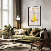 French Sunrise Sip - Nazma Khokhar Framed Art | Home or Office Art