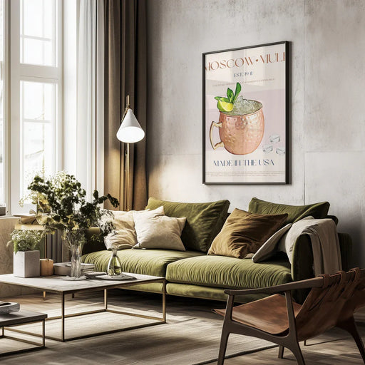Moscow Mule Print - Nazma Khokhar Framed Art | Home or Office Art