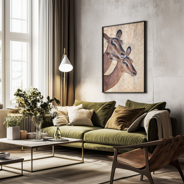 Do not worry, I'm here Framed Art Mathilde Guillemot | Home or Office Art