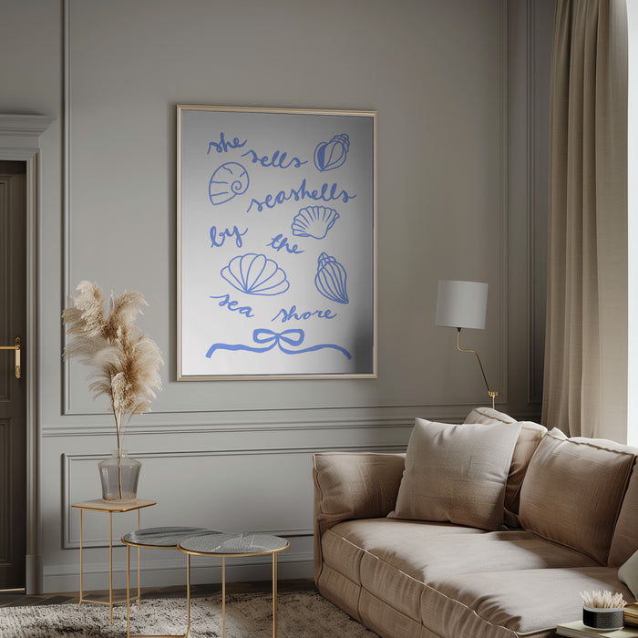 Seashell Serenity - Athene Fritsch Framed Art | Home or Office Art