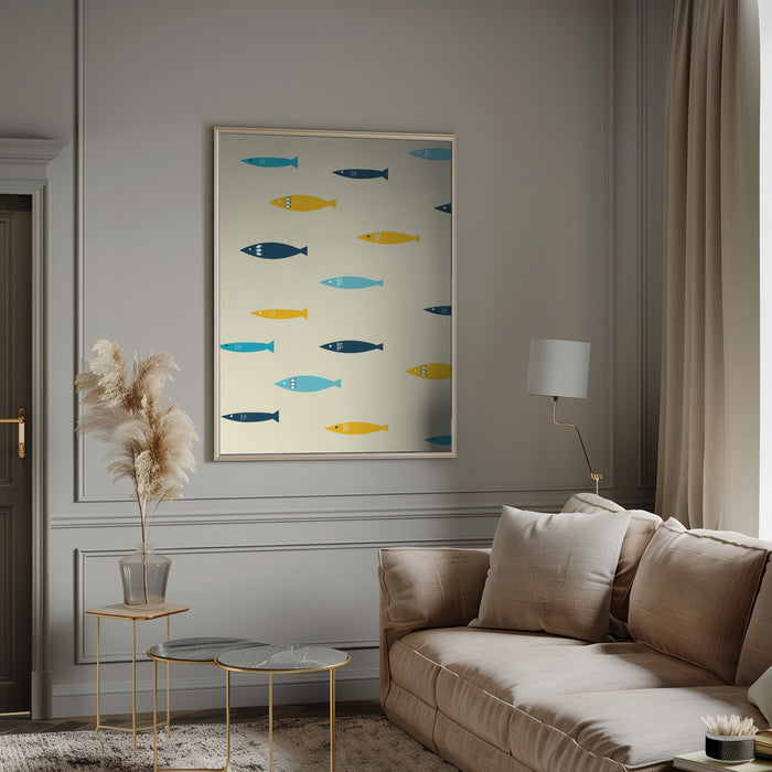 Sardinas - Elizabeth C Framed Art | Home or Office Art