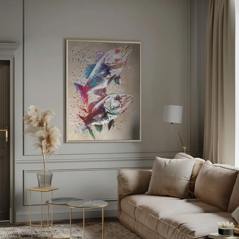 Sport Fishing 1 - Justyna Jaszke Framed Art | Home or Office Art