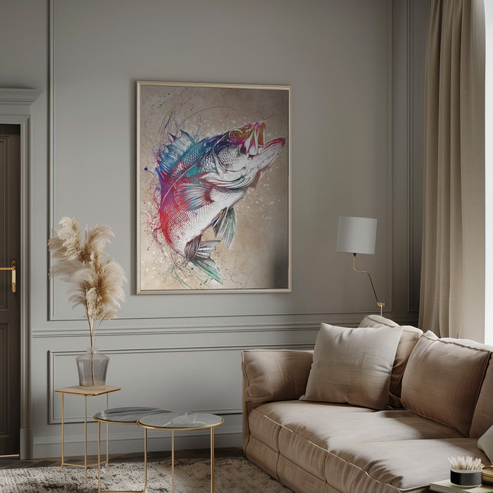 Sport Fishing - Justyna Jaszke Framed Art | Home or Office Art