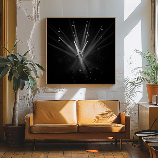 Crossfire by Anders Samuelsson Square Canvas Print Art for Modern Home Decor. Decorate your office or living room with canvas artwork