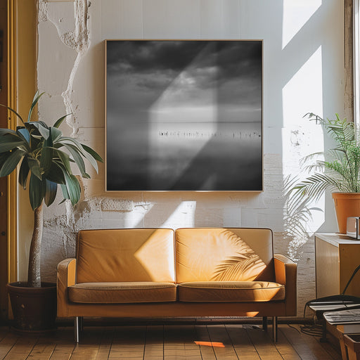 Sixty shades of gray Square Canvas Art  George Digalakis 
