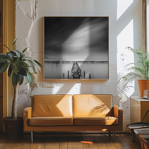 By the Sea 012 Square Canvas Art  George Digalakis 