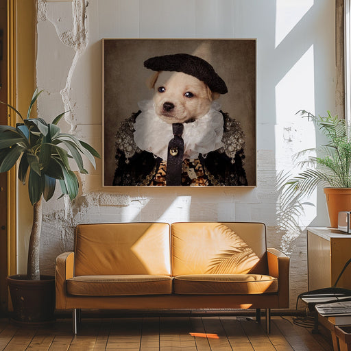 Shelter Pets project - Mia Square Canvas Art  Tammy Swarek 