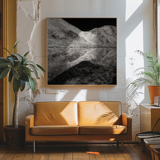 Reflection Below the Pass by James K. Papp Square Canvas Print Art for Modern Home Decor. Decorate your office or living room with canvas artwork