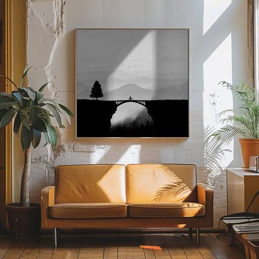 Dream vacation by Hadi Malijani Square Canvas Print Art for Modern Home Decor. Decorate your office or living room with canvas artwork