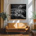The Black Glacier by George Digalakis Square Canvas Print Art for Modern Home Decor. Decorate your office or living room with canvas artwork