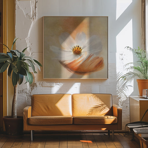 Light as a Feather by Gaille Gray Square Canvas Print Art for Modern Home Decor. Decorate your office or living room with canvas artwork