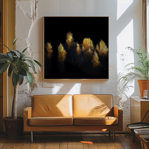 Ushguli Impression by Mozart Chan Square Canvas Print Art for Modern Home Decor. Decorate your office or living room with canvas artwork