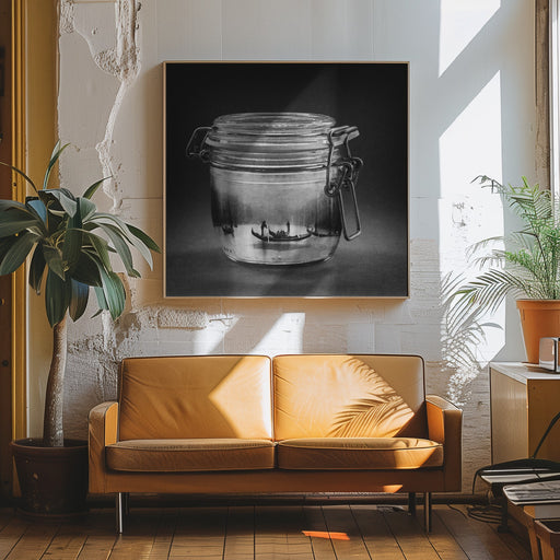 holyday conserve by Roswitha Schleicher-Schwarz Square Canvas Print Art for Modern Home Decor. Decorate your office or living room with canvas artwork