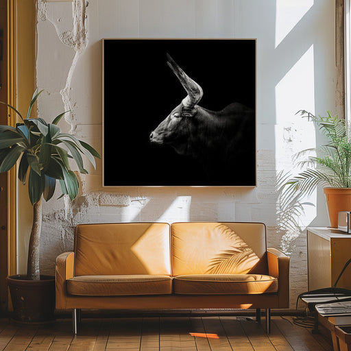 Watusi Square Canvas Art  Christian Meermann 