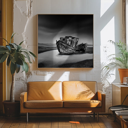 Dangerous Sea by George Digalakis Square Canvas Print Art for Modern Home Decor. Decorate your office or living room with canvas artwork