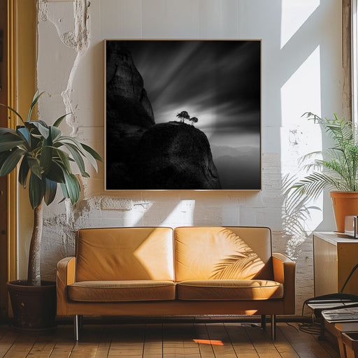 Meteora Impressions by George Digalakis Square Canvas Print Art for Modern Home Decor. Decorate your office or living room with canvas artwork