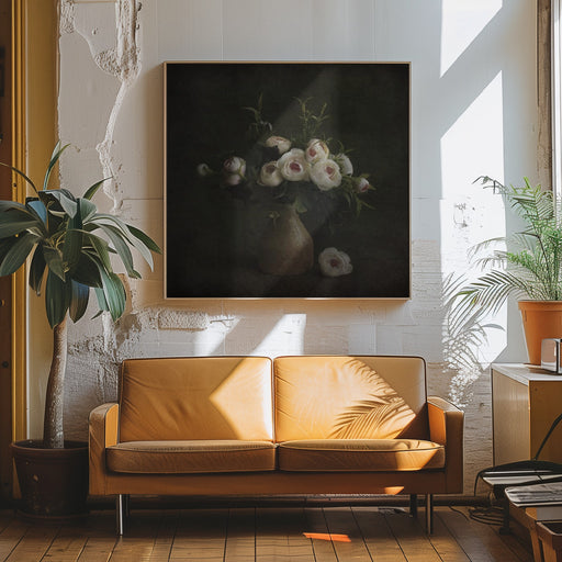 Rusty by Cicek Kiral Square Canvas Print Art for Modern Home Decor. Decorate your office or living room with canvas artwork