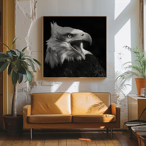 The American Eagle by Vincent Willems Square Canvas Print Art for Modern Home Decor. Decorate your office or living room with canvas artwork