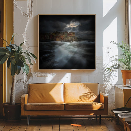 Hoping the clear weather returns. by Alessandro Traverso Square Canvas Print Art for Modern Home Decor. Decorate your office or living room with canvas artwork