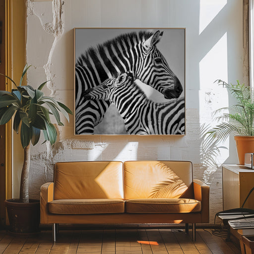 Love by MIN LI Square Canvas Print Art for Modern Home Decor. Decorate your office or living room with canvas artwork
