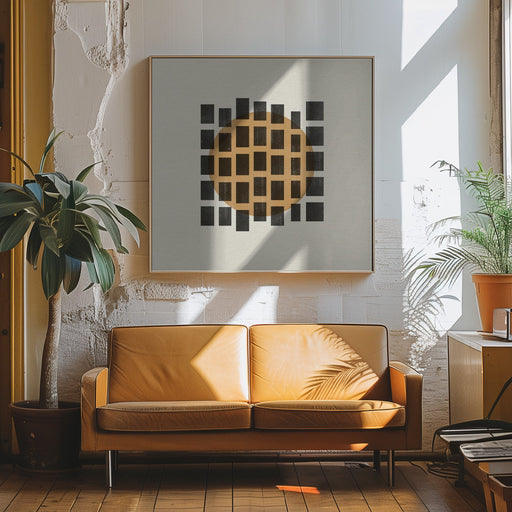 Paper Object No8 by THE MIUUS STUDIO Square Canvas Print Art for Modern Home Decor. Decorate your office or living room with canvas artwork