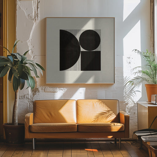 Paper Object No7 by THE MIUUS STUDIO Square Canvas Print Art for Modern Home Decor. Decorate your office or living room with canvas artwork