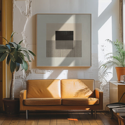 Paper Object No2. by THE MIUUS STUDIO Square Canvas Print Art for Modern Home Decor. Decorate your office or living room with canvas artwork