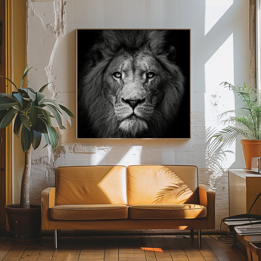 Stare Me Down #3 Square Canvas Art  Christian Meermann 