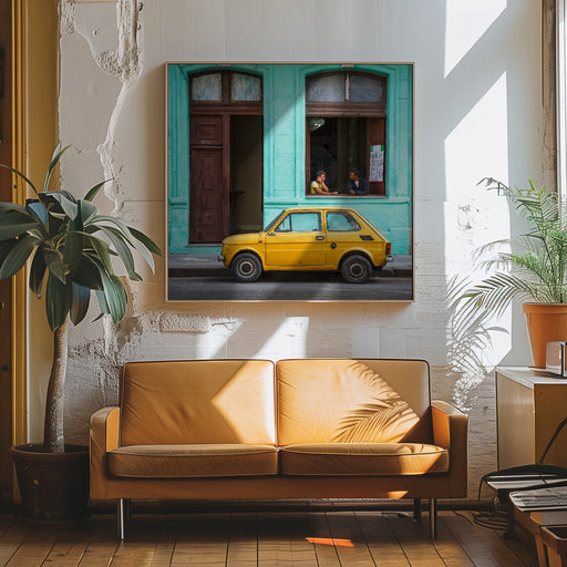 Habana Cuba #6 by Bjorn Bjornson Square Canvas Print Art for Modern Home Decor. Decorate your office or living room with canvas artwork