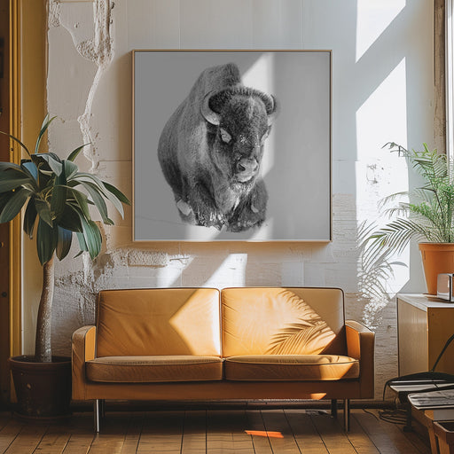 Determined by Bill Mugg Square Canvas Print Art for Modern Home Decor. Decorate your office or living room with canvas artwork