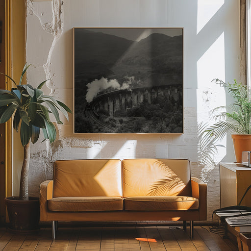 Hogwarts Express by Pawel Majewski Square Canvas Print Art for Modern Home Decor. Decorate your office or living room with canvas artwork