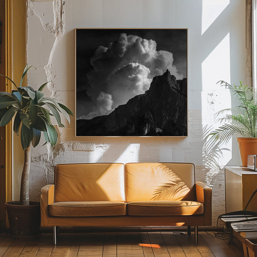 santnerspitze by Andy Dauer Square Canvas Print Art for Modern Home Decor. Decorate your office or living room with canvas artwork