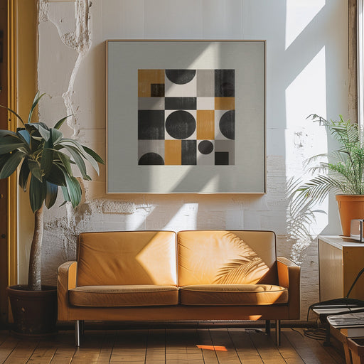 Paper Object Nr9 by THE MIUUS STUDIO Square Canvas Print Art for Modern Home Decor. Decorate your office or living room with canvas artwork