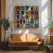 Twenty Five Windows by Igor Shrayer Square Canvas Print Art for Modern Home Decor. Decorate your office or living room with canvas artwork
