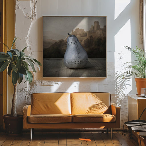 Still life 06 jenaro pérez villaamil by Mister Solo Square Canvas Print Art for Modern Home Decor. Decorate your office or living room with canvas artwork