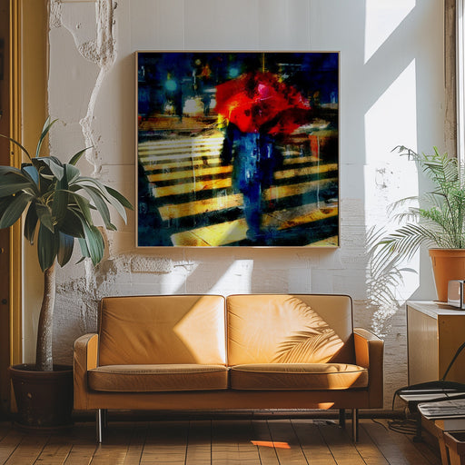 Passion for colors by Rudi Jacobs Square Canvas Print Art for Modern Home Decor. Decorate your office or living room with canvas artwork