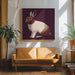 Lapin Catcheur Square Canvas Art  Florent Bodart 