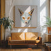 Andrew Fox Wrestler Square Canvas Art  Florent Bodart 