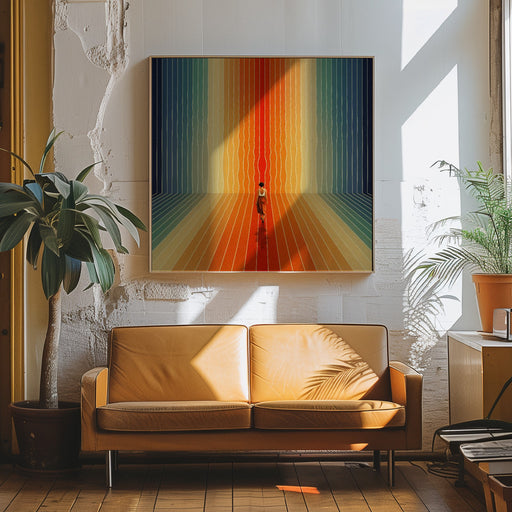 Here I Come by Taudalpoi Square Canvas Print Art for Modern Home Decor. Decorate your office or living room with canvas artwork