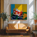 Negronis No2 by Alice Straker Square Canvas Print Art for Modern Home Decor. Decorate your office or living room with canvas artwork
