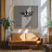 Magpie II Square Canvas Art  Gabriella Roberg 