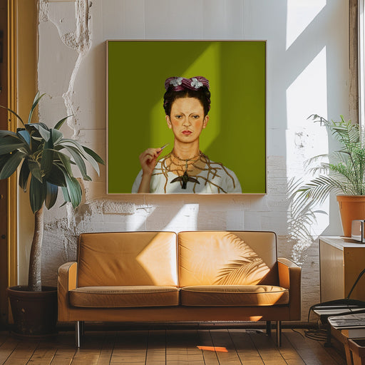 Don't Overdo by Artem Pozdniakov Square Canvas Print Art for Modern Home Decor. Decorate your office or living room with canvas artwork