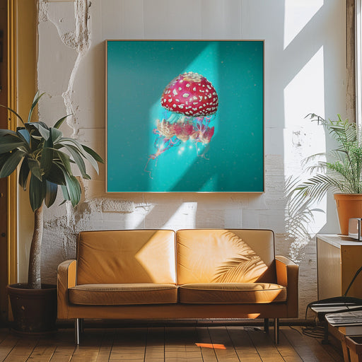 Hallucination by Artem Pozdniakov Square Canvas Print Art for Modern Home Decor. Decorate your office or living room with canvas artwork