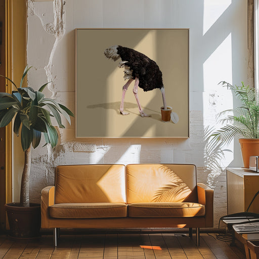 Dive in Coffee Square Canvas Art  Artem Pozdniakov 