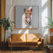 Baby Tiger by Emel Tunaboylu Square Canvas Print Art for Modern Home Decor. Decorate your office or living room with canvas artwork