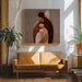 Cat Gang Square Canvas Art  Emel Tunaboylu 