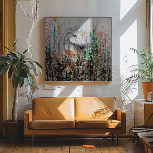 Ame Sauvage by Sylvie Demers Square Canvas Print Art for Modern Home Decor. Decorate your office or living room with canvas artwork