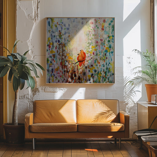 Tel Que Nous Sommes by Sylvie Demers Square Canvas Print Art for Modern Home Decor. Decorate your office or living room with canvas artwork