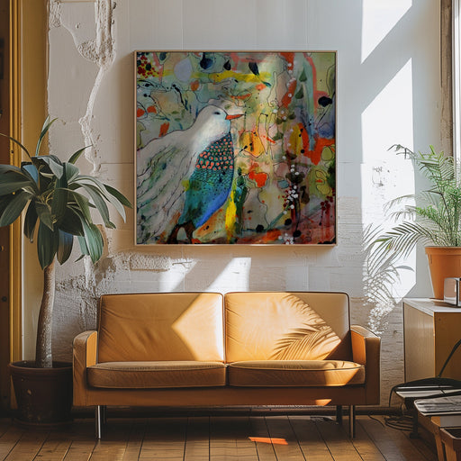 Vers Toi Carre by Sylvie Demers Square Canvas Print Art for Modern Home Decor. Decorate your office or living room with canvas artwork